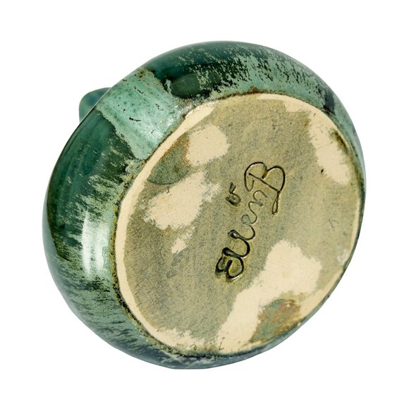 Handmade Art Pottery Vase: Signed by Artist - Picture 7 of 7